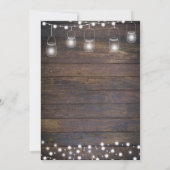 Ein Baby braut Einladung Boy BaByQ (Rückseite)