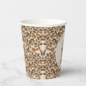 Ein Baby braut Eis-Kaffee & Beans Babydusche Pappbecher (Rechts)