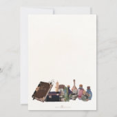 Ein Baby braut gerade scharfe Halloween-Dusche Einladung (Rückseite)