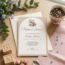 Ein Baby braut Gingham-Kaffee-Baby-Shower