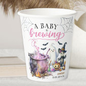 Ein Baby braut Girl Pink Halloween Babydusche Pappbecher