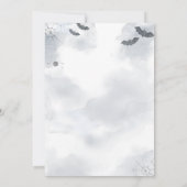 Ein Baby braut Halloween Baby Dusche Einladung (Rückseite)