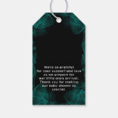 Ein Baby braut Halloween Baby Dusche Gefallen Geschenkanhänger (Rückseite)