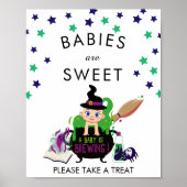 Ein Baby braut Halloween Baby Dusche Gefallen Poster (Vorne)