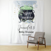 ein Baby braut Halloween Baby Dusche Hintergrund Wandteppich (Beispiel)