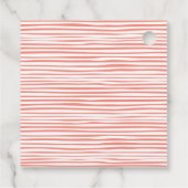 ein Baby braut Halloween Baby Dusche Pink Geschenkanhänger (Rückseite)