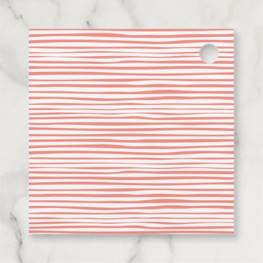 ein Baby braut Halloween Baby Dusche Pink Geschenkanhänger (Rückseite)