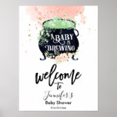 ein Baby braut Halloween Baby Dusche Pink Poster (Vorne)
