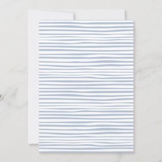 ein Baby braut Halloween Baby Shower Blue Einladung (Rückseite)