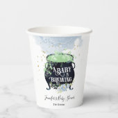 ein Baby braut Halloween Baby Shower Blue Pappbecher (Rückseite)