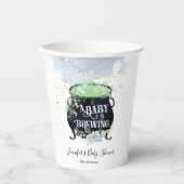 ein Baby braut Halloween Baby Shower Blue Pappbecher (Vorderseite)