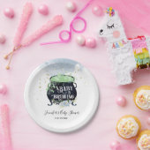 ein Baby braut Halloween Baby Shower Blue Pappteller (Party)