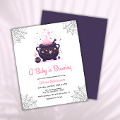 Ein Baby braut Halloween Baby Shower Invite