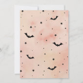 Ein Baby braut Halloween Baby Shower Party Einladung (Rückseite)