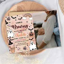 Ein Baby braut Halloween Baby Shower Party Einladung