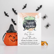 ein Baby braut Halloween Baby Shower Peach