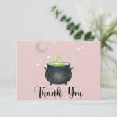 Ein Baby braut Halloween Babydusche Danke (Stehend Vorderseite)