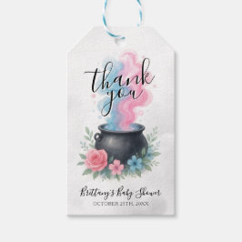 Ein Baby braut Halloween Cauldron Geschenkanhänger