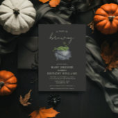 Ein Baby braut Halloween | Einladung