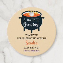 Ein Baby braut Halloween-Hexendusche Geschenkanhänger