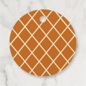 Ein Baby braut Halloween-Hexendusche Geschenkanhänger (Rückseite)