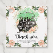 Ein Baby braut Halloween-Kinderdusche Danke Geschenkanhänger (Vorderseite)