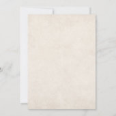 Ein Baby braut Halloween-Kinderdusche Dankeskarte (Rückseite)