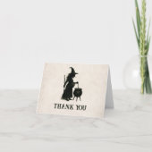 Ein Baby braut Halloween-Kinderdusche Dankeskarte (Vorderseite)