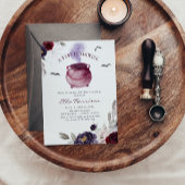 Ein Baby braut Halloween-Kinderdusche Einladung