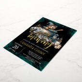 Ein Baby braut Halloween-Kinderdusche Folieneinladung (Gedreht)