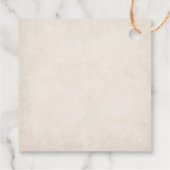 Ein Baby braut Halloween-Kinderdusche Geschenkanhänger (Rückseite)