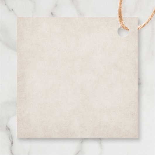 Ein Baby braut Halloween-Kinderdusche Geschenkanhänger (Rückseite)