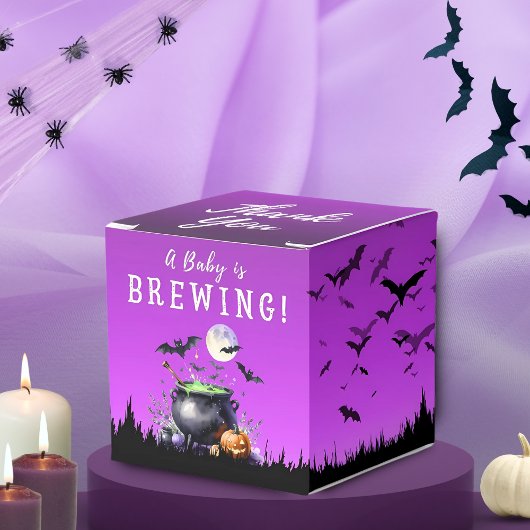Ein Baby braut Halloween-Kinderdusche Geschenkschachtel