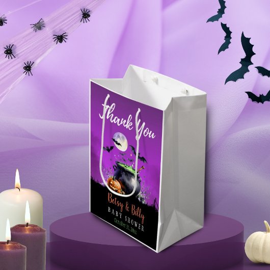 Ein Baby braut Halloween-Kinderdusche Mittlere Geschenktüte