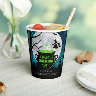 Ein Baby braut Halloween-Kinderdusche Pappbecher
