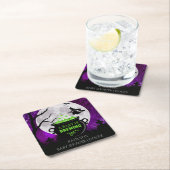 Ein Baby braut Halloween-Kinderdusche Rechteckiger Pappuntersetzer (Vor Ort)