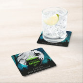 Ein Baby braut Halloween-Kinderdusche Rechteckiger Pappuntersetzer (Vor Ort)