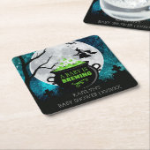 Ein Baby braut Halloween-Kinderdusche Rechteckiger Pappuntersetzer (angewinkelt)