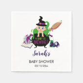 Ein Baby braut Halloween-Kinderdusche Serviette (Vorderseite)