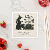 Ein Baby braut Halloween-Kinderdusche Serviette (Beispiel)