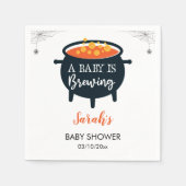 Ein Baby braut Halloween-Kinderdusche Serviette (Vorderseite)
