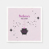 Ein Baby braut Halloween-Kinderdusche Serviette (Vorderseite)