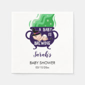 Ein Baby braut Halloween-Kinderdusche Serviette (Vorderseite)