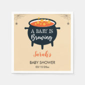 Ein Baby braut Halloween-Kinderdusche Serviette (Vorderseite)