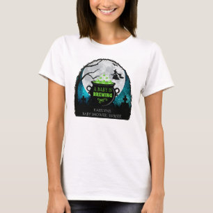 Ein Baby braut Halloween-Kinderdusche T-Shirt