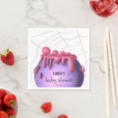 Ein Baby braut Halloween-Mädchendusche Serviette (Beispiel)