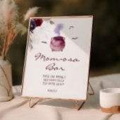 Ein Baby braut Halloween-Momosa-Bar Poster