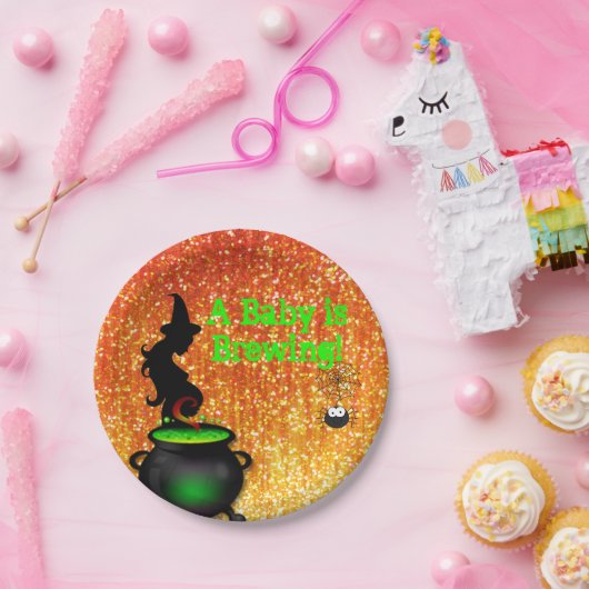 Ein Baby braut! Halloween-Pappteller Pappteller (Party)