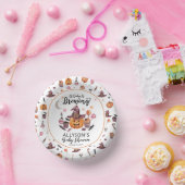 Ein Baby braut Jack-O-Lantern Halloween-Dusche Pappteller (Party)