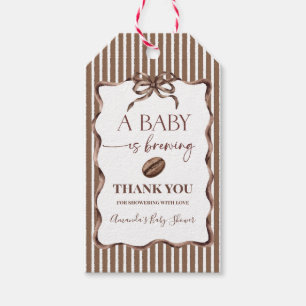 Ein Baby Braut Kaffee Baby Shower Party Geschenkanhänger